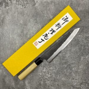 Wakui Toshihiro Hontanren Aogami #2 Kurouchi Nashiji Gyuto 210mm
